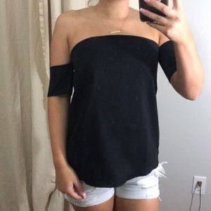 Strapless top